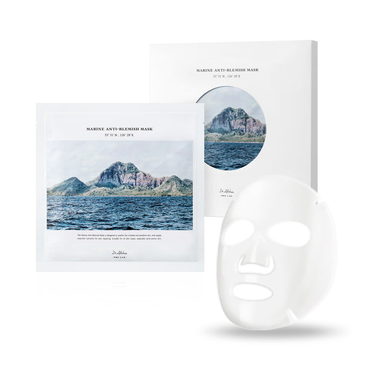 Textilná maska pre problematickú pleť MARINE ANTI-BLEMISH MASK