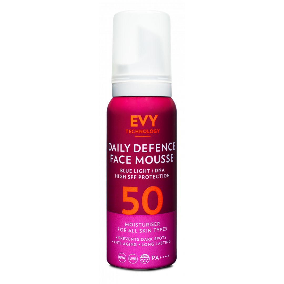 EVY Daily Defence Face Mousse Cancer Awareness SPF 50