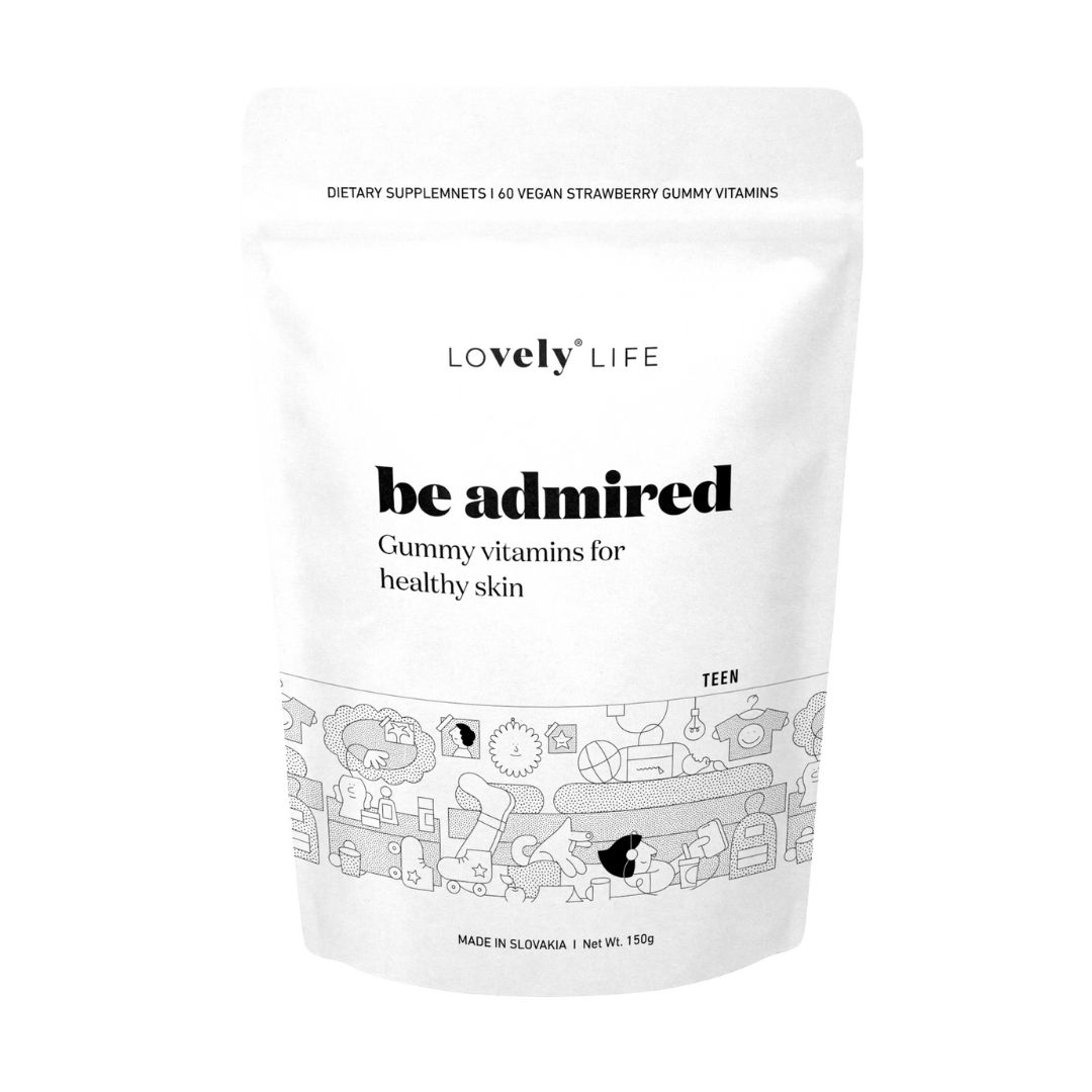 Be admired™ Gumené vitamíny pre zdravú pleť